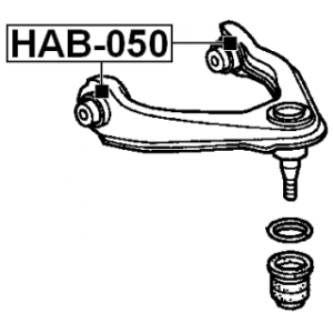Mounting Control Trailing Arm - FEBEST HAB050