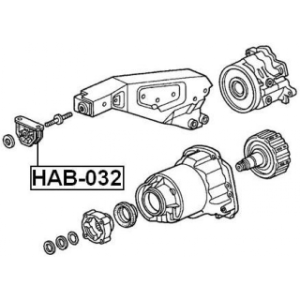 Mounting Differential - FEBEST HAB032