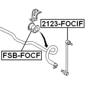 Mounting Stabiliser Bar - FEBEST FSBFOCF