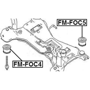 Bushing Axle Beam - FEBEST FMFOC5