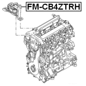 Mounting Engine - FEBEST FMCB4ZTRH