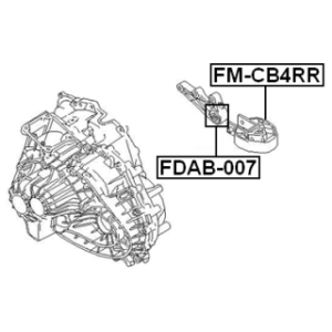 Mounting Engine - FEBEST FMCB4RR