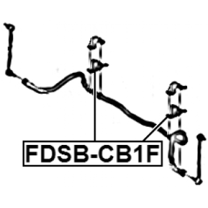 Mounting Stabiliser Bar - FEBEST FDSBCB1F