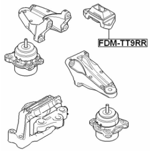 Mounting Engine - FEBEST FDMTT9RR