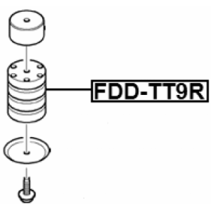 Leave Spring Stop Auxiliary Spring - FEBEST FDDTT9R