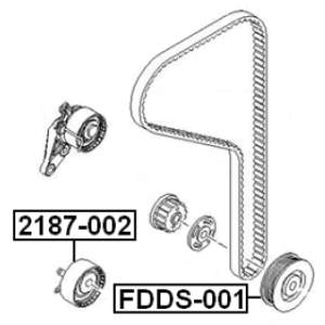 Belt Pulley Crankshaft - FEBEST FDDS001
