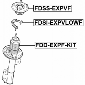 Rubber Buffer Suspension - FEBEST FDDEXPFKIT