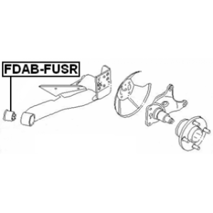 Bushing Axle Beam - FEBEST FDABFUSR