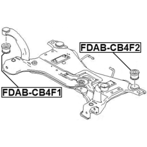 Bushing Axle Beam - FEBEST FDABCB4F2