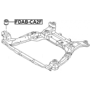 Bushing Axle Beam - FEBEST FDABCA2F
