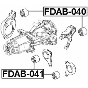Mounting Differential - FEBEST FDAB041