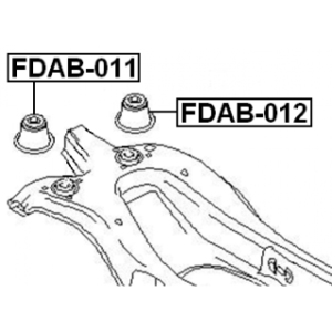 Bushing Axle Beam - FEBEST FDAB012