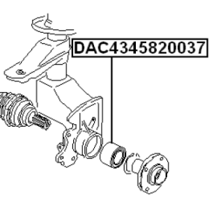 Wheel Bearing - FEBEST DAC4345820037