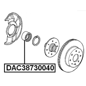Wheel Bearing - FEBEST DAC38730040