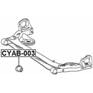 Bushing Axle Beam - FEBEST CYAB003