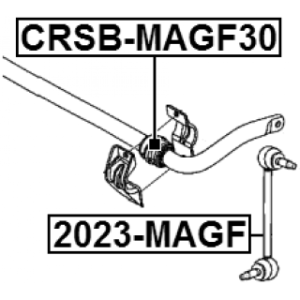 Mounting Stabiliser Bar - FEBEST CRSBMAGF30