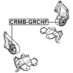 Mounting Engine - FEBEST CRMBGRCHF