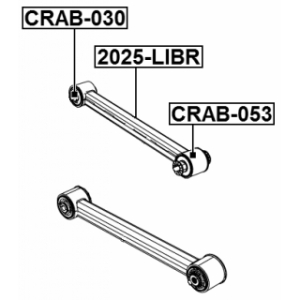 Mounting Control Trailing Arm - FEBEST CRAB053