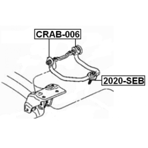 Mounting Control Trailing Arm - FEBEST CRAB006