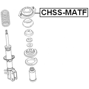 Suspension Strut Support Mount - FEBEST CHSSMATF