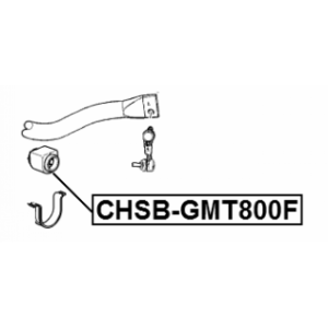Mounting Stabiliser Bar - FEBEST CHSBGMT800F