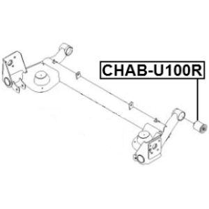 Bushing Axle Beam - FEBEST CHABU100R