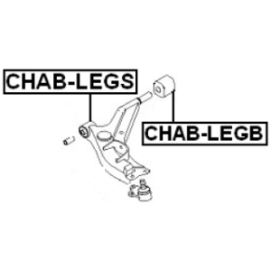 Mounting Control Trailing Arm - FEBEST CHABLEGS