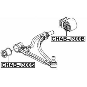 Mounting Control Trailing Arm - FEBEST CHABJ300S