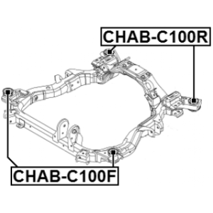 Bushing Axle Beam - FEBEST CHABC100F