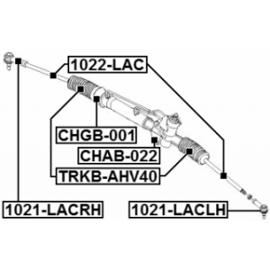 Mounting Steering Gear - FEBEST CHAB022