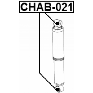 Bush Shock Absorber - FEBEST CHAB021