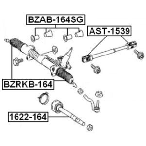 Bellow Steering - FEBEST BZRKB164