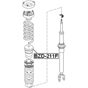 Rubber Buffer Suspension - FEBEST BZD211F
