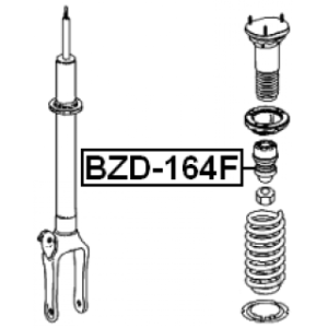 Rubber Buffer Suspension - FEBEST BZD164F