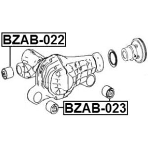 Mounting Differential - FEBEST BZAB022