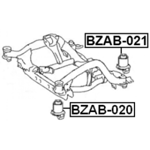 Bushing Axle Beam - FEBEST BZAB020