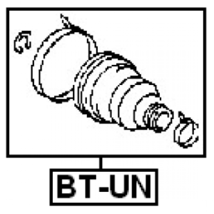 Bellow Drive Shaft - FEBEST BTUN