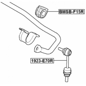 Mounting Stabiliser Bar - FEBEST BMSBF15R