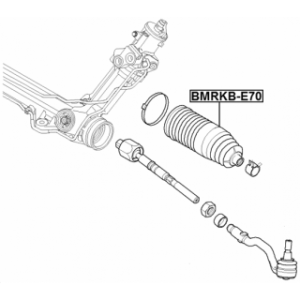 Bellow Steering - FEBEST BMRKBE70