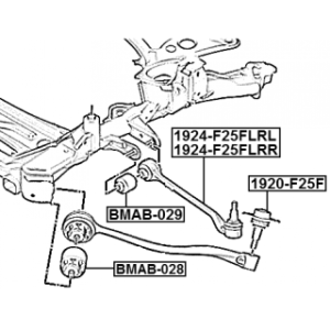 Mounting Control Trailing Arm - FEBEST BMAB028