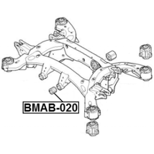 Bushing Axle Beam - FEBEST BMAB020