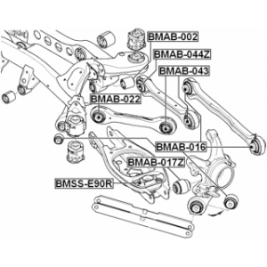 Mounting Control Trailing Arm - FEBEST BMAB017Z