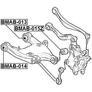 Mounting Control Trailing Arm - FEBEST BMAB013