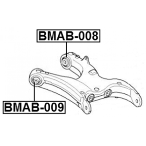 Mounting Control Trailing Arm - FEBEST BMAB009
