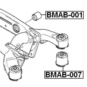 Bushing Axle Beam - FEBEST BMAB007