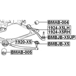 Mounting Control Trailing Arm - FEBEST BMAB005