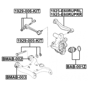 Mounting Control Trailing Arm - FEBEST BAB001Z