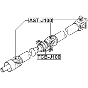 Joint Propshaft - FEBEST ASTJ100