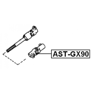 Steering Shaft - FEBEST ASTGX90